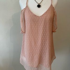 Japna pink tank top size medium